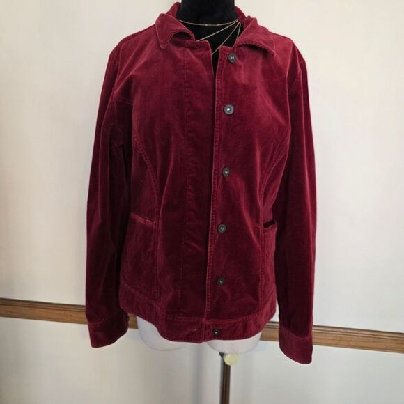 Rubbish XL Women's Red Corduroy Jacket - Picture 16 of 16